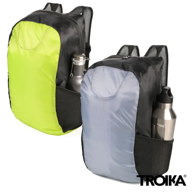 【Troika】RUCKZACK輕量可折疊納後背包 #18公升大容量(輕鬆摺疊不占空間 2色可選)
