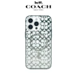 【COACH】iPhone 15 Pro MagSafe 手機殼 軍綠經典大C(磁吸)