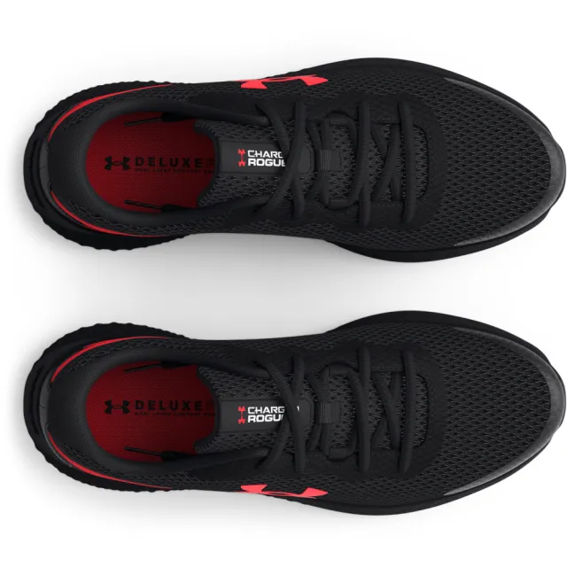 【UNDER ARMOUR】UA 男 Charged Rogue 3 Reflect 慢跑鞋 運動鞋_3025525-001(黑紅)