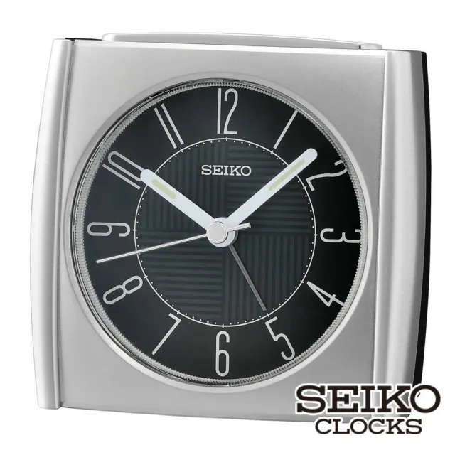 【SEIKO 精工】貪睡夜光 嗶嗶鬧鈴 鬧鐘時鐘 QHE205J.QHE205S.QHE205W(清楚大數字 滑動式靜音指針 SK048)