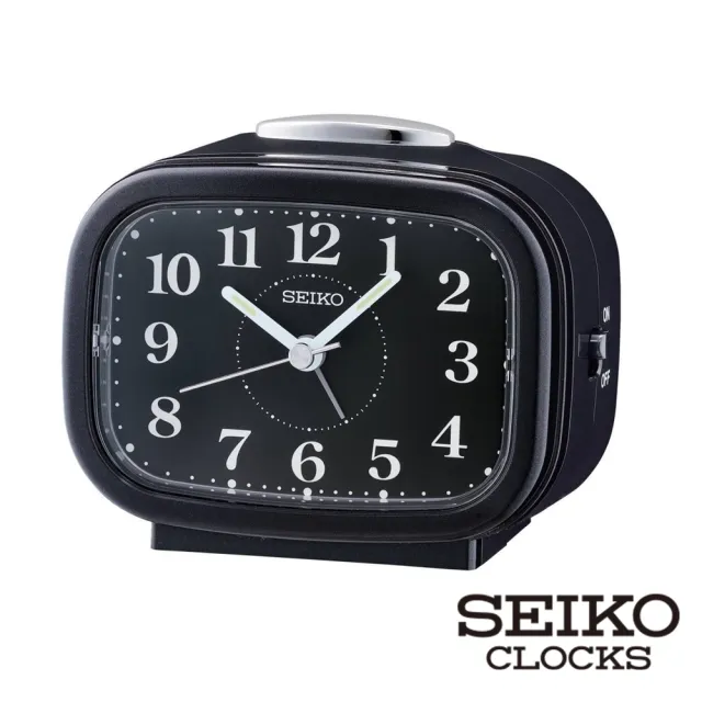 【SEIKO 精工】貪睡功能 靜音鬧鐘時鐘 QHK060A.QHK060B.QHK060J.QHK060Q(清楚大數字 燈光照明功能SK048)