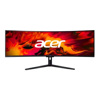 【Acer 宏碁】EI491CUR S 49型 VA 120Hz遊戲電競螢幕(HDR400/5120*1440/32:9/FreeSync)