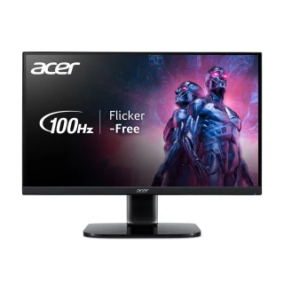 【Acer 宏碁】KA272 E 抗閃系列 27型 IPS 100Hz內建喇叭FreeSync VGA+HDMI電競螢幕