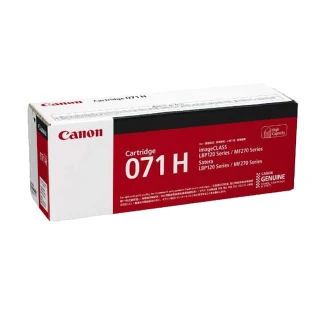 【Canon】CRG-071H BK 原廠高容量黑色碳粉匣(碳粉/原廠公司貨)