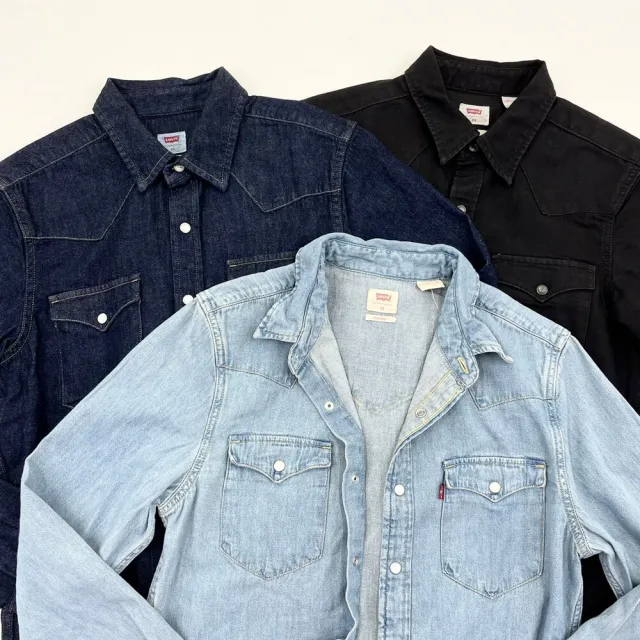 【LEVIS】Levis 牛仔長襯衫 現貨 牛仔 Levis 男版 口袋 長袖 襯衫 長袖襯衫 平輸品(長袖襯衫9006)