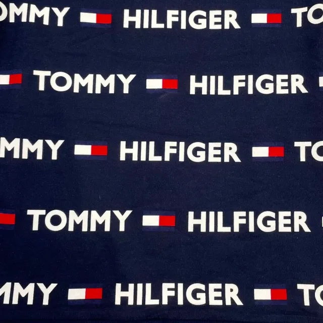 【Tommy Hilfiger】湯米 薄帽T 滿版LOGO 男版 帽T  長袖 上衣 連帽 平輸品(帽T  長袖8614)