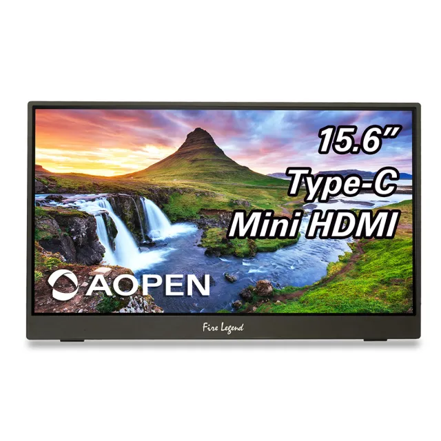 【Aopen 建碁】16PM1Q B 16型 IPS 60Hz 可攜式螢幕(4ms)