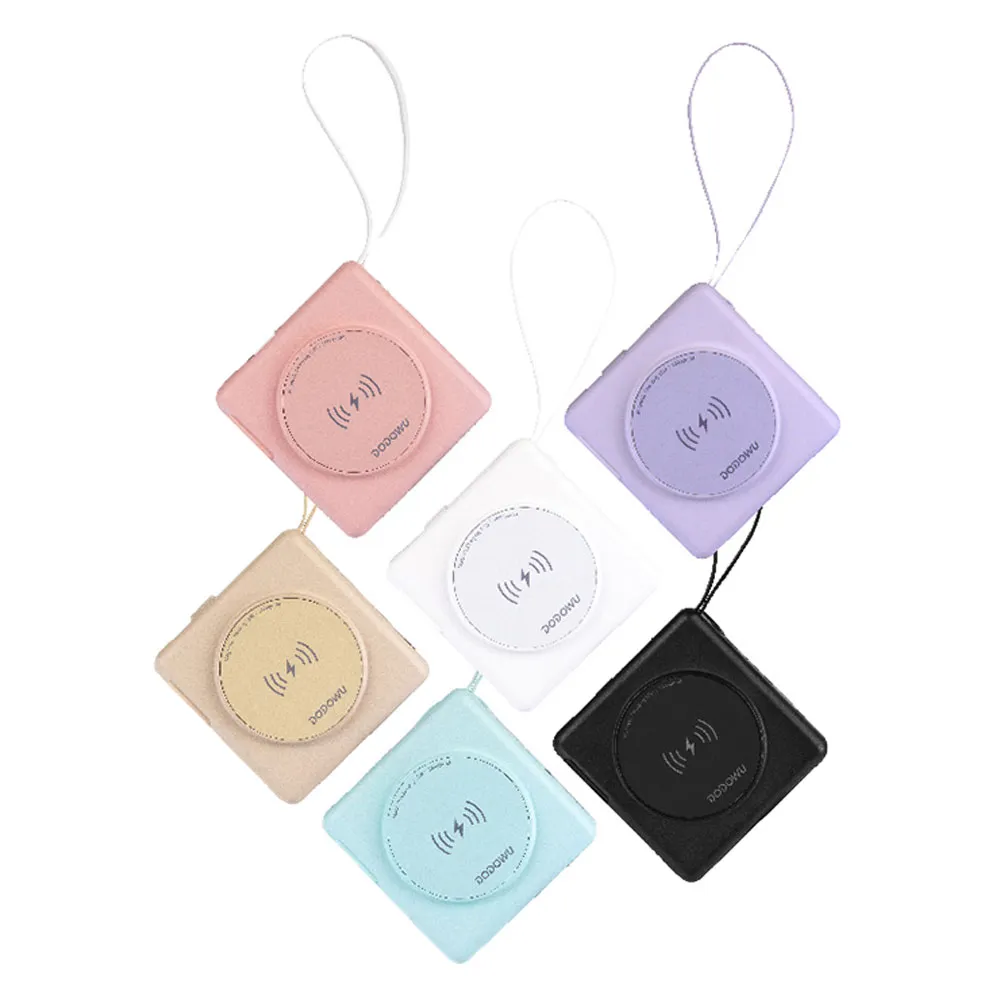 【Dodo house 嘟嘟屋】10000mAh 行動電源22W(無線快充/Type-C/手機支架)