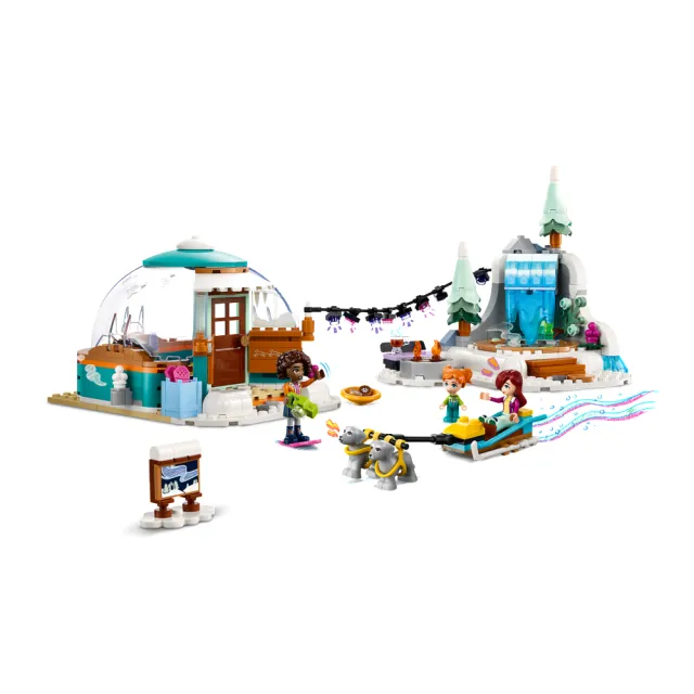 【LEGO 樂高】Friends 41760 冰屋假期冒險(露營 家家酒 DIY積木)