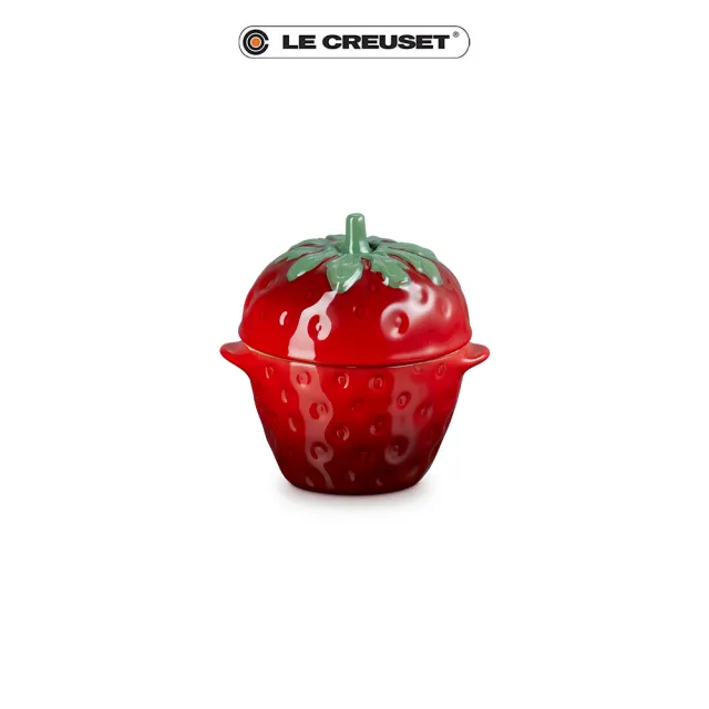 【Le Creuset】瓷器蔬果系列造型烤盅(蘋果/草莓/覆盆子/藍莓 4款選1)