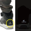 【RS TAICHI】RSS014 防水透氣休閒車靴 免綁鞋帶 黑白色區