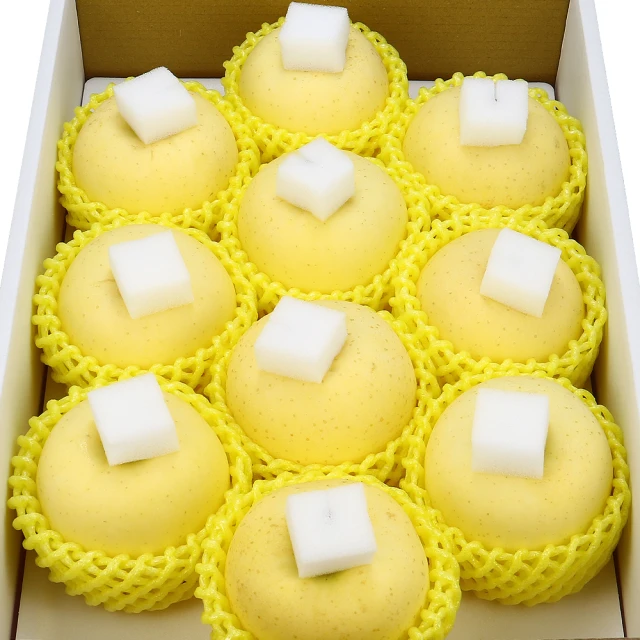 愛蜜果 日本青森蘋果10顆 #36品規分裝禮盒X1盒(2.7公斤+-5%/盒_金星牛奶蘋果)