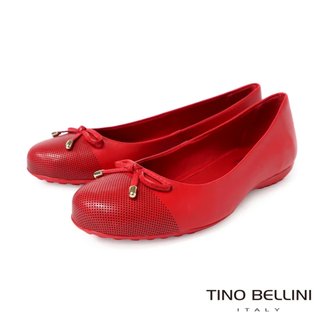 TINO BELLINI 貝里尼 巴西進口尖頭菱格平底鞋FW