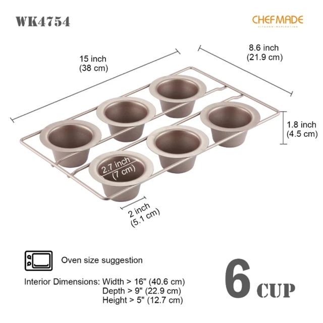 Chefmade學廚原廠正品 三種花型6連波堤甜甜圈模(WK