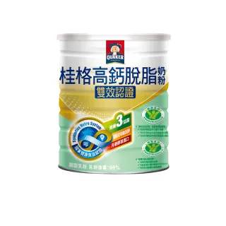 【QUAKER 桂格】雙認證高鈣奶粉(2000g/罐)