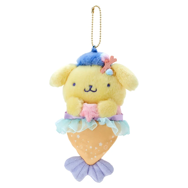 SANRIO 三麗鷗 美人魚系列 人魚裝扮造型玩偶吊鍊 布丁狗