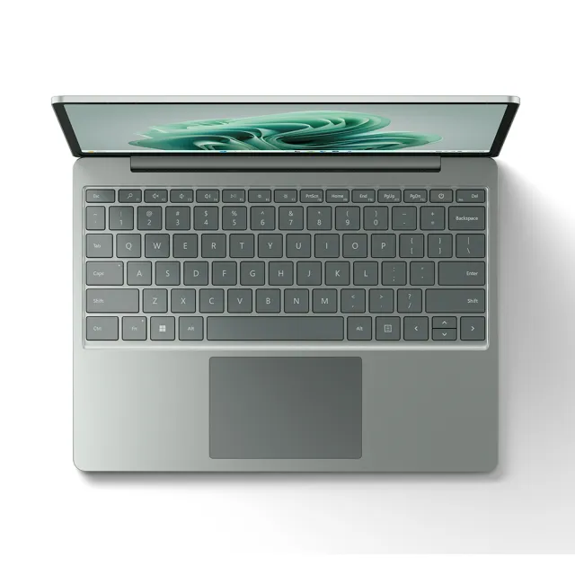 【Microsoft 微軟】365個人版★12.4吋i5輕薄觸控筆電-莫蘭迪綠(Surface Laptop Go3/i5-1235U/8G/256GB/W11)