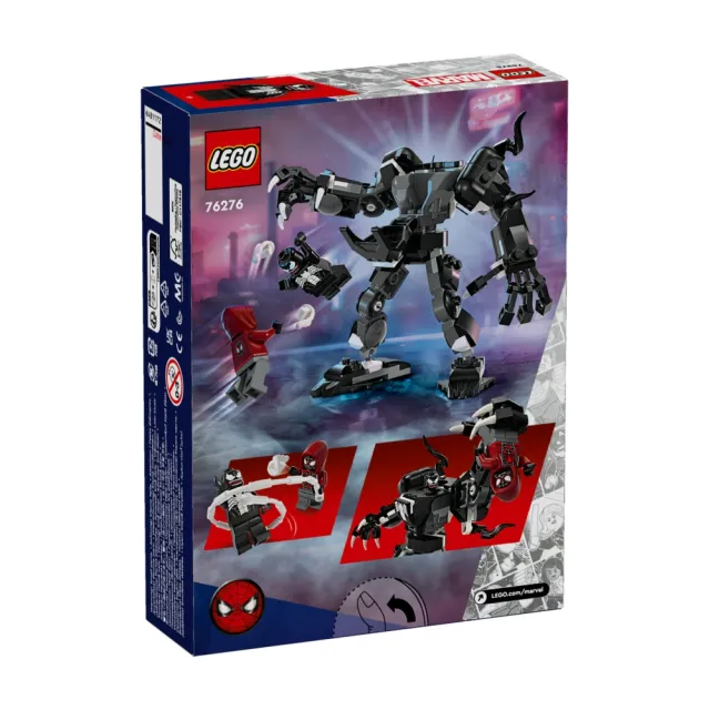 【LEGO 樂高】Marvel超級英雄系列 76276 毒液機甲對抗邁爾斯·莫拉雷斯(猛毒機甲 麥爾斯摩拉斯 漫威)