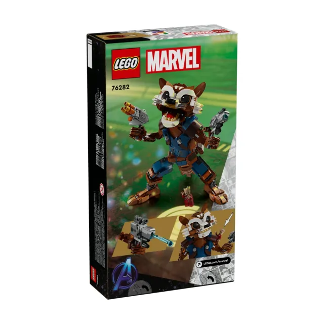 【LEGO 樂高】漫威超級英雄系列 76282 火箭浣熊和格魯特寶寶(Rocket & Baby Groot 漫威)