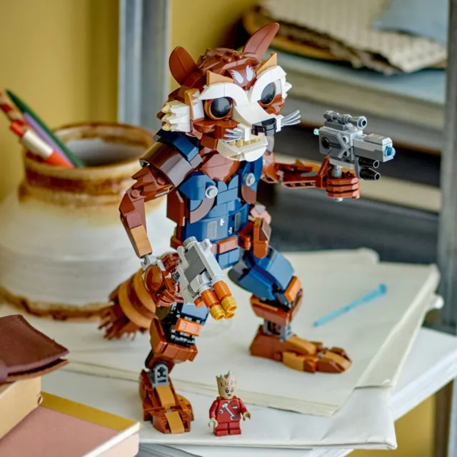 【LEGO 樂高】漫威超級英雄系列 76282 火箭浣熊和格魯特寶寶(Rocket & Baby Groot 漫威)
