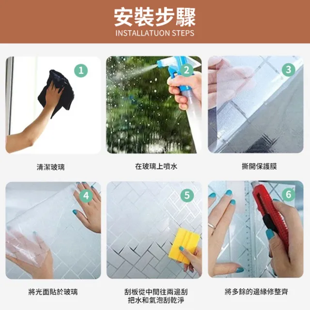 【QLZHS】玻璃貼紙 自黏式窗戶玻璃貼 浴室玻璃窗戶貼紙 遮光防偷窺玻璃貼 霧面玻璃貼(60X200cm)