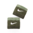 【NIKE 耐吉】護腕 Swoosh 綠 白 吸濕 毛巾底 小勾 籃球 網球 運動(N000156531-4OS)