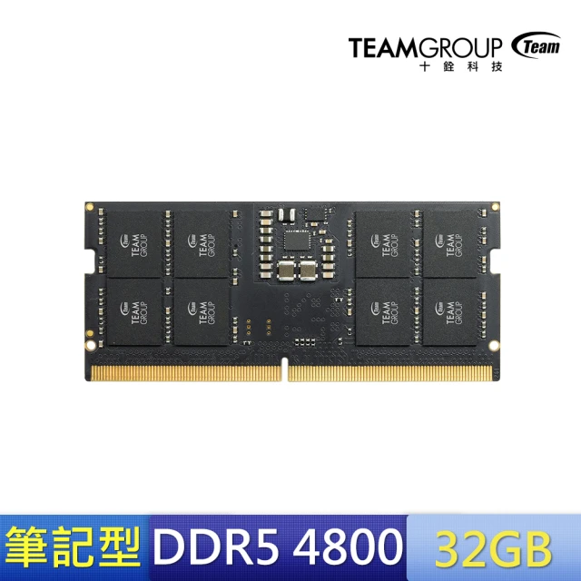 【Team 十銓】ELITE DDR5 4800 32GB CL40 筆記型記憶體