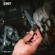 【CRKT】THERO 黑刃骨架折刀-6290 / 8Cr14MoV不鏽鋼(不鏽鋼折刀 EDC口袋刀 隨身工具小刀)