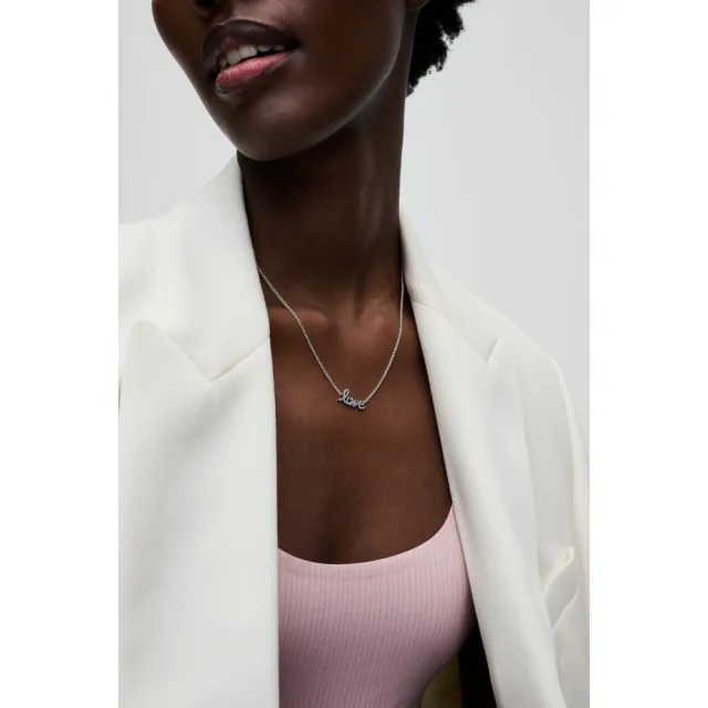 【Pandora 官方直營】璀璨手寫「love」項鏈