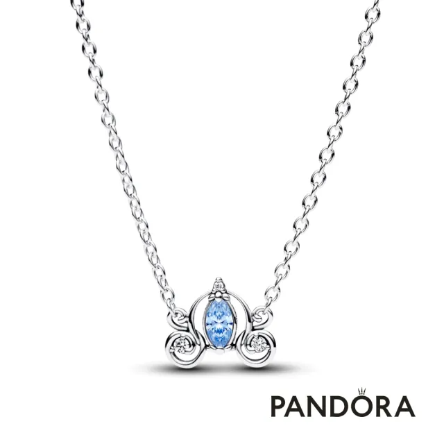 【Pandora 官方直營】迪士尼《仙履奇緣》南瓜馬車造型項鏈-絕版品