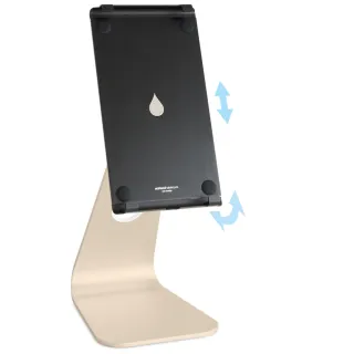 【Rain Design】mStand tablet pro 蘋板架 金色(iPad Pro 12.9吋平板手機支架)