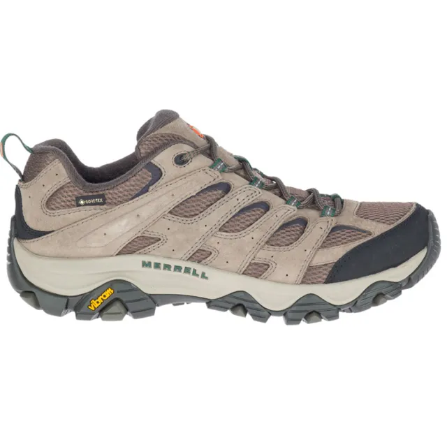 【MERRELL】登山鞋 MOAB 3 GTX 防水止滑黃金大底 登山健走鞋 多功能越野運動鞋 男鞋(I8318 奧森)