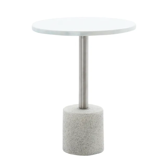 【完美主義】簡約現代水泥小圓桌(小邊桌/茶几/邊几/沙發邊桌)