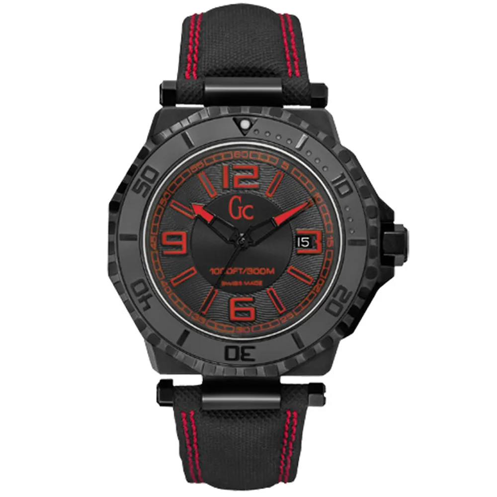 【Gc】龐德爵士尊爵日期腕錶-紅-SWISS MADE(X79007G2S)