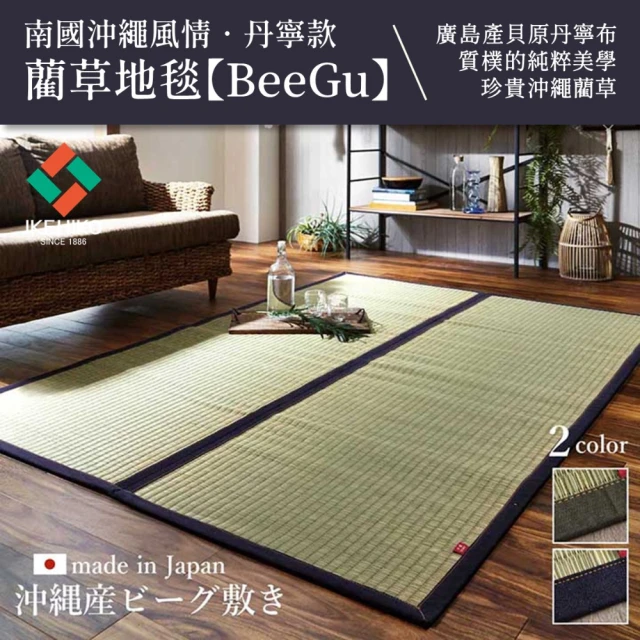 IKEHIKO 沖繩 OKINAWA 191×250cm 藺草地毯 BeeGu 天然材質
