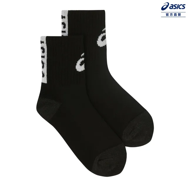 【asics 亞瑟士】童 抗菌中筒襪 兒童 訓練配件(3034A109-001)