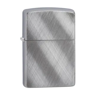【Zippo官方直營】經典對角拉絲紋防風打火機(美國防風打火機)