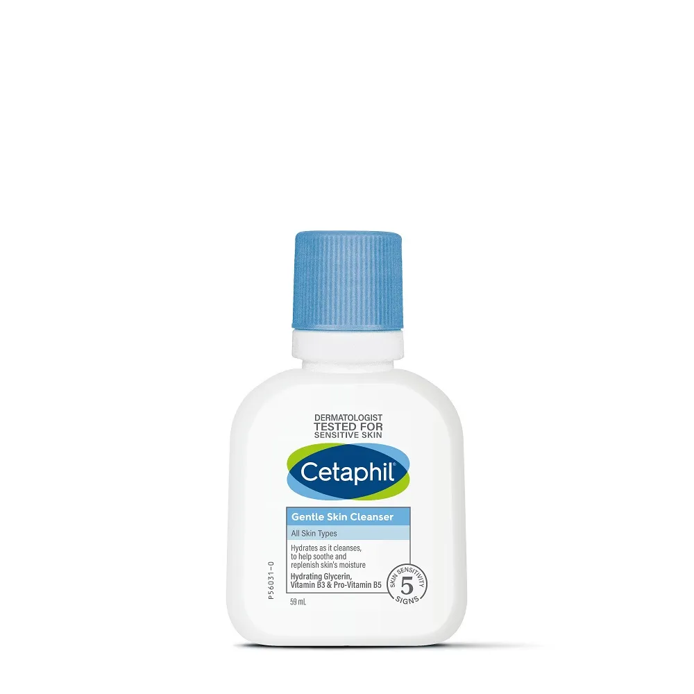 【Cetaphil 舒特膚】官方直營 溫和潔膚乳 59ml(洗面乳/敏感肌/保濕/B3/B5/乾燥粗糙)