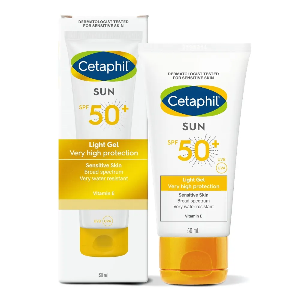 【Cetaphil 舒特膚】官方直營 高效防曬凝露SPF50+•UVA/UVB 50ml(清爽防曬/抗UV)