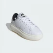 【adidas 愛迪達】Stan Smith PF W 女鞋 白 黑 皮革 厚底 小白鞋(IE0450)