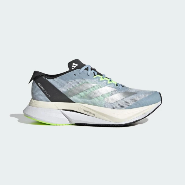 adidas 愛迪達 Adizero Boston 12 W 女 慢跑鞋 運動 訓練 路跑 緩衝 馬牌底 藍銀(HP9703)