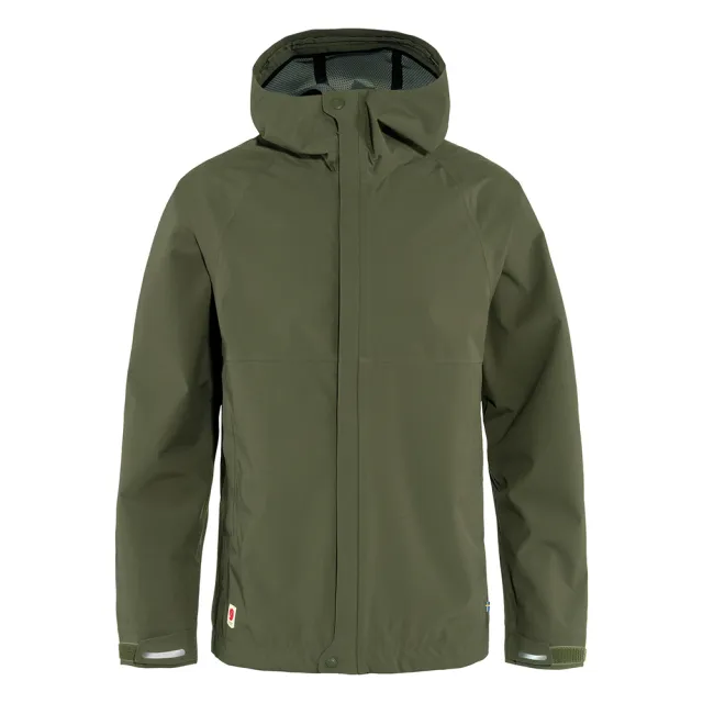 【Fjallraven】High Coast Hydratic Trail防水夾克 男 FR86984(550黑 555暗深藍 625月桂綠)