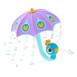 【Yookidoo 以色列】孔雀小雨傘 多色可選(洗澡戲水玩具)