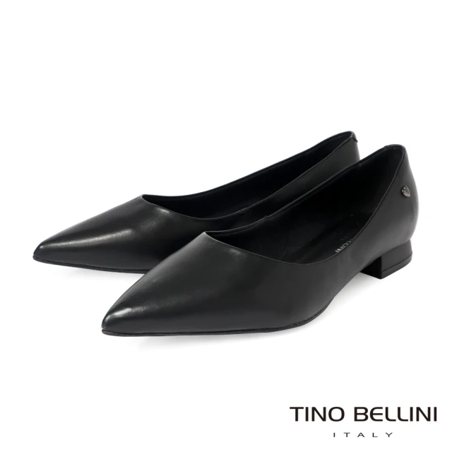 TINO BELLINI 貝里尼 巴西進口尖頭菱格平底鞋FW