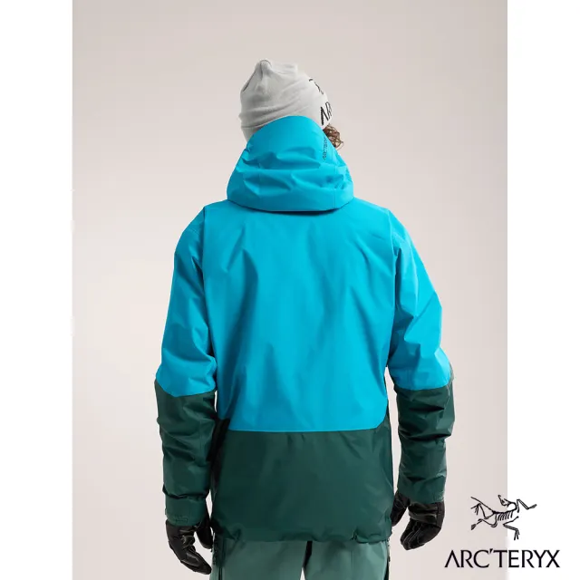 【Arcteryx 始祖鳥官方直營】男 Rush 防水外套(熱帶魚藍/皮西亞斯綠)