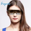 【MEGASOL】UV400智能感光變色偏光側開窗外挂太陽眼鏡護目鏡(可掀式加大通用套鏡-BS8118)