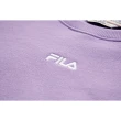 【FILA官方直營】#幻遊世界 女款 純棉短袖圓領T恤-粉紫(5TEY-1431-PL)