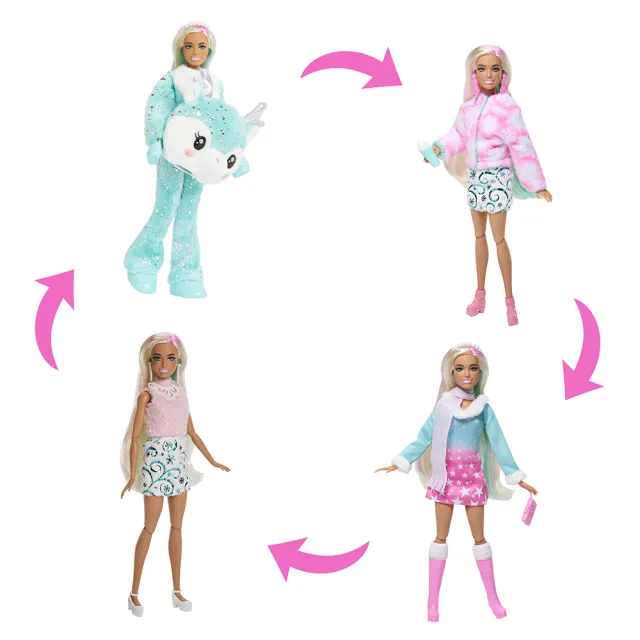 【Barbie 芭比】驚喜造型娃娃-倒數日曆(降臨曆/抽抽樂/戳戳樂/聖誕禮物)