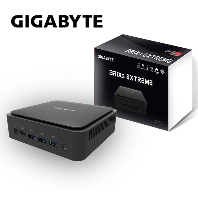 GIGABYTE 技嘉GIGABYTE 技嘉 GB-BER3H5300迷你桌上型電腦主機(R3-5300U/8G/250G SSD/W11H)