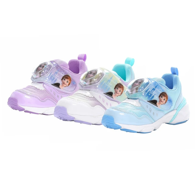 MOONSTAR 月星MOONSTAR 月星 童鞋迪士尼冰雪奇緣電燈鞋(紫、白紫、藍)